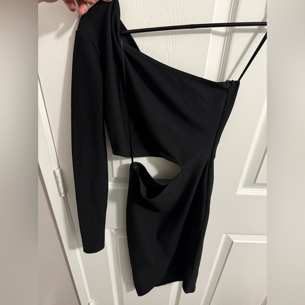 Missguided Black Elegant Dress